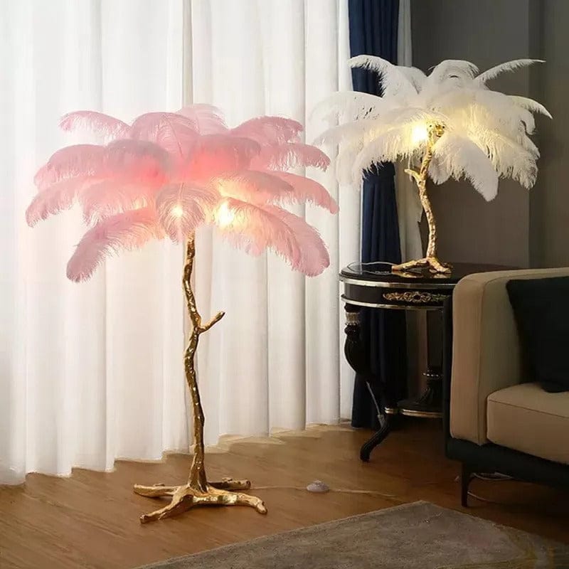 Lampe Plume d'Autruche