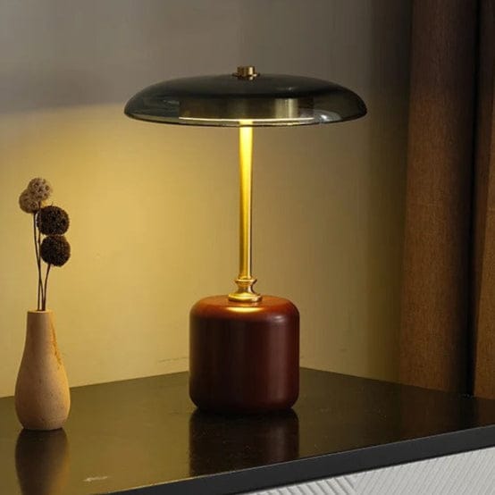 Lampe Retro Gris fumé
