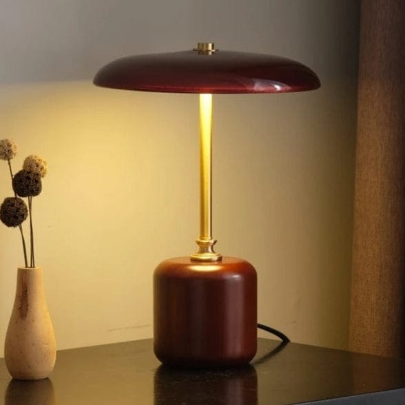 Lampe Retro Rouge vin