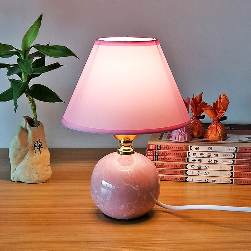 Lampe Rose de Chevet Style 1 / (25x17cm)