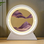Lampe Sable 18cm / Blanc - sable violet