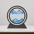 Lampe Sable 18cm / Noir - sable bleu