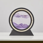 Lampe Sable 18cm / Noir - sable violet