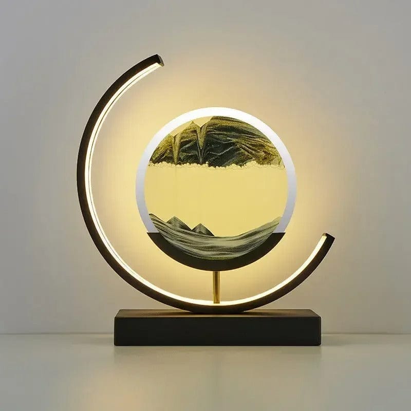 Lampe Sable Mouvant Noir / Noir / Interrupteur à bouton