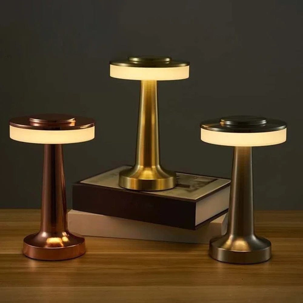 Lampe Table de Chevet Doré
