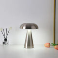 Lampe Tactile Champignon Argent