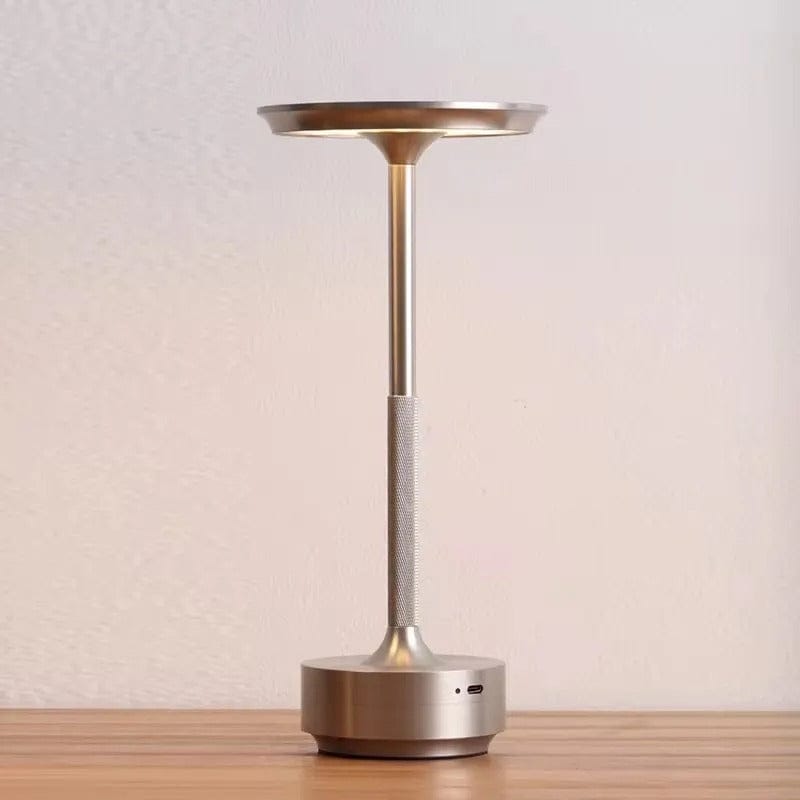 Lampe Tactile Sans Fil Argent