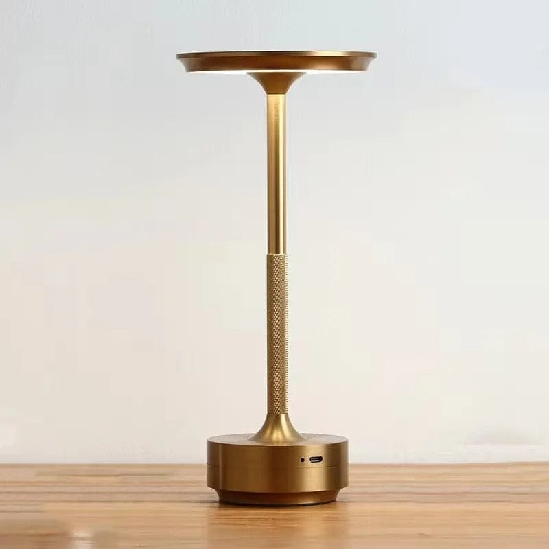 Lampe Tactile Sans Fil Doré