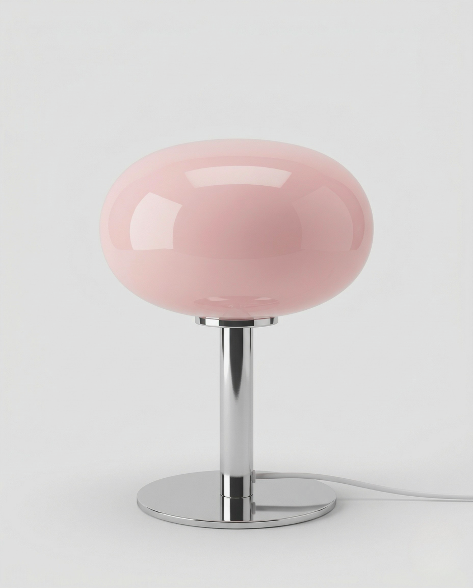 Lampe à Poser Design Sucette Rose