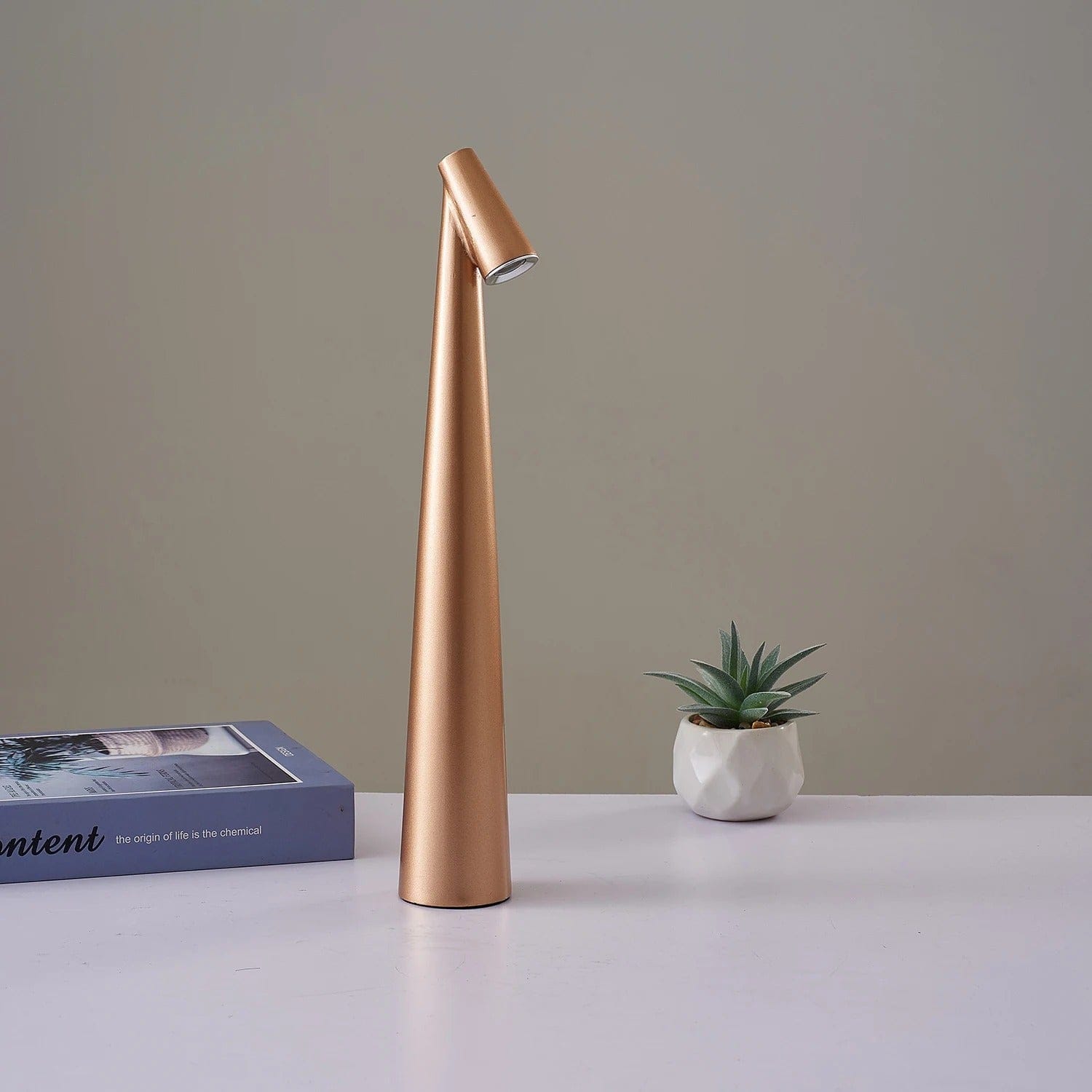 Lampes de Chevet Tactiles Design Doré