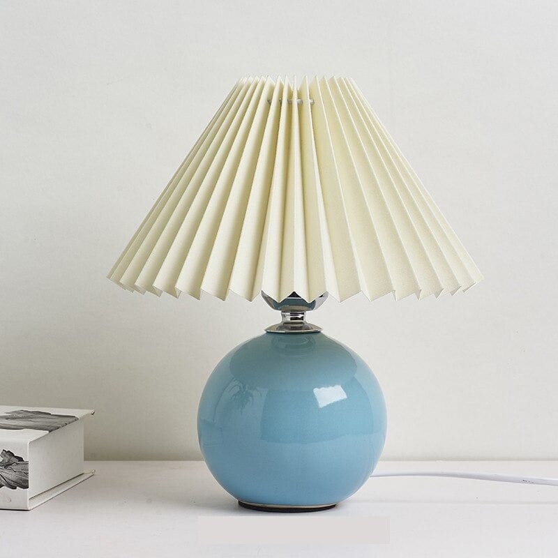 Lampes de Chevet Vintage Beige / Bleu
