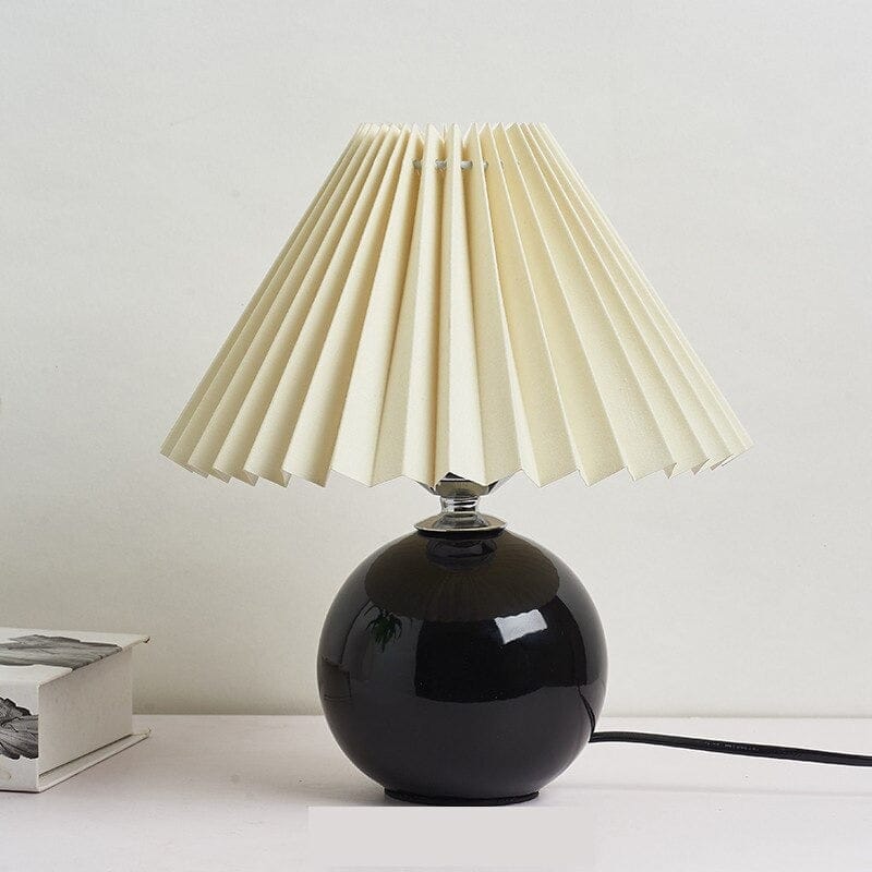 Lampes de Chevet Vintage Beige / Noir