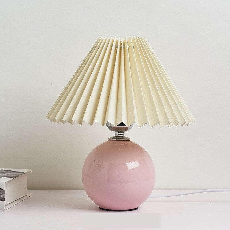 Lampes de Chevet Vintage Beige / Rose