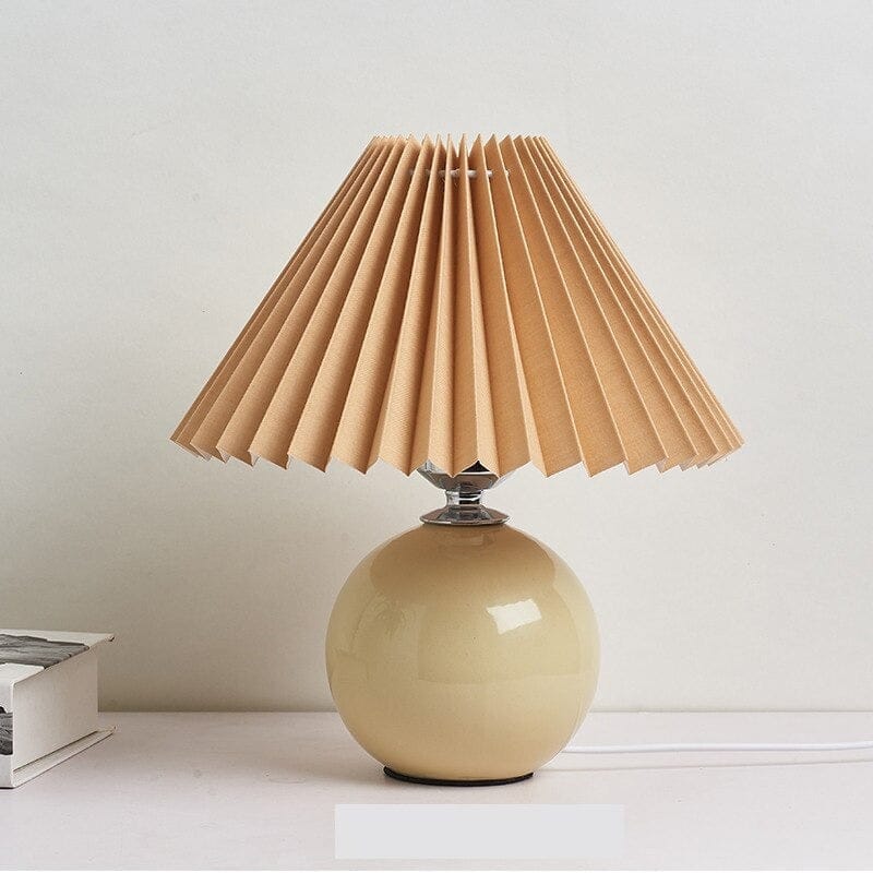 Lampes de Chevet Vintage Caramel / Beige