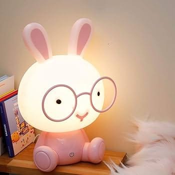 Lapin Veilleuse Rose