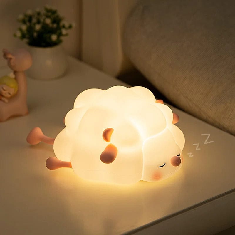 Mouton Veilleuse Rose