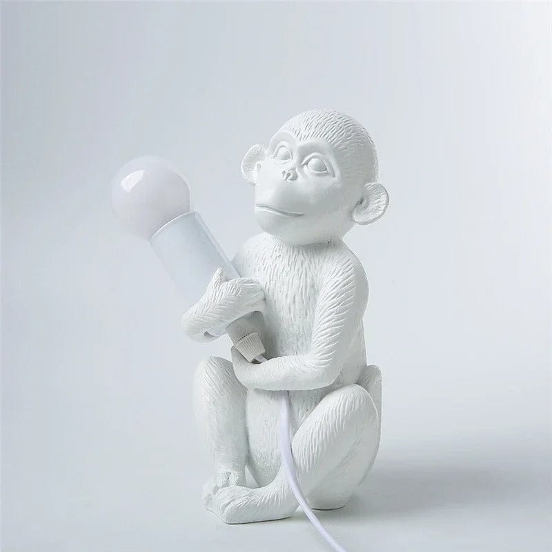 Singe Lampe Blanc