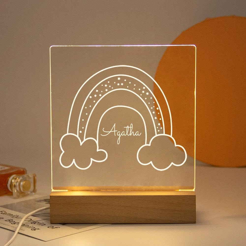 Veilleuse Bébé Personnalisable 12 / Lumière chaude