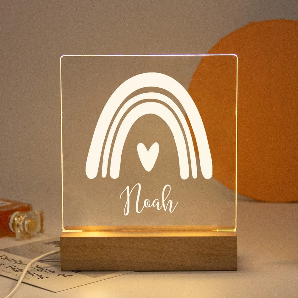 Veilleuse Bébé Personnalisable 18 / Lumière chaude