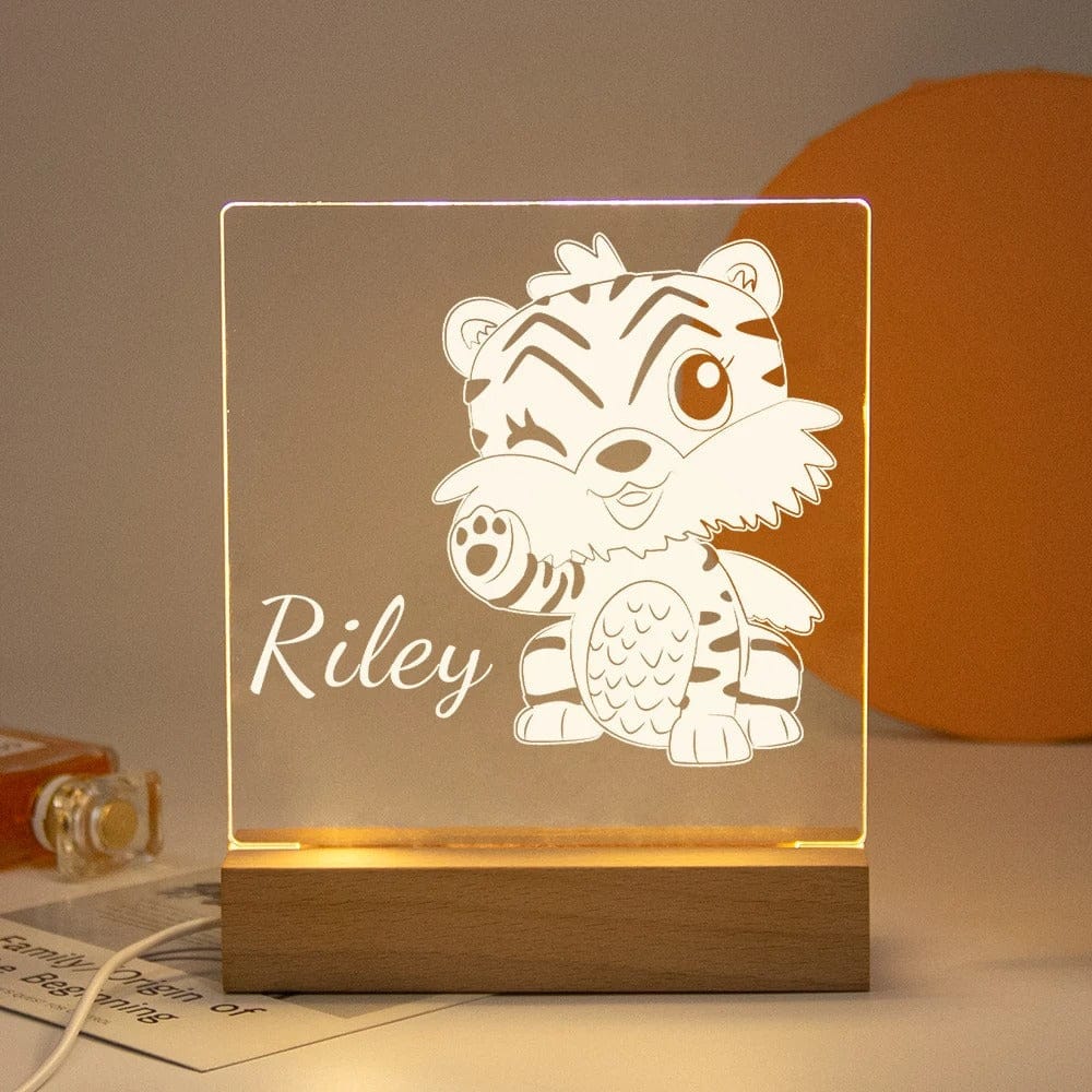 Veilleuse Bébé Personnalisable 9 / Lumière chaude