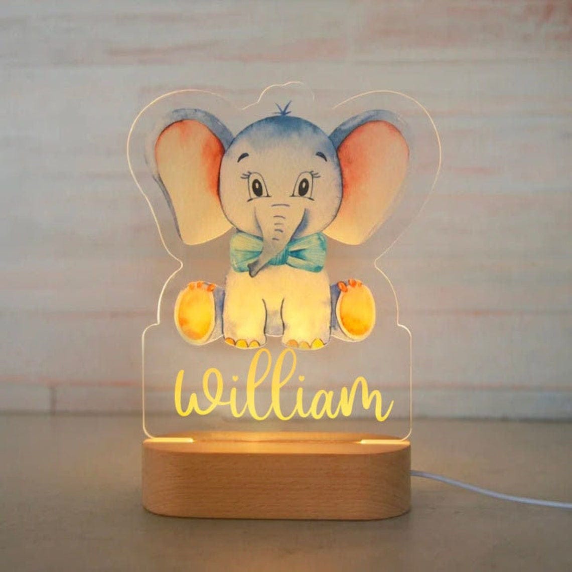 Veilleuse Bébé Personnalisé 21 / Lumière blanche
