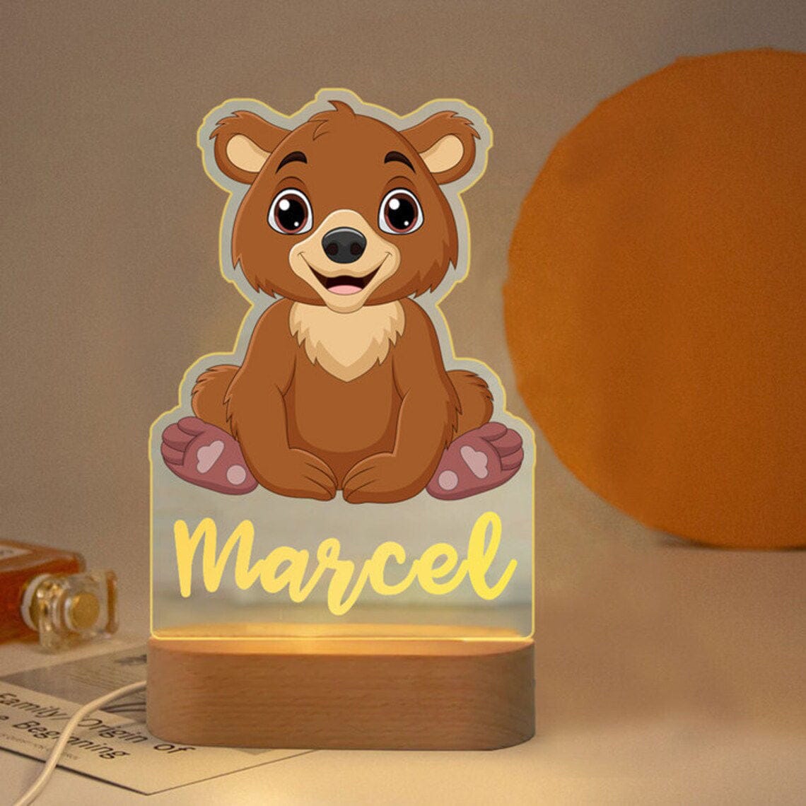 Veilleuse Bébé Personnalisé 24 / Lumière blanche