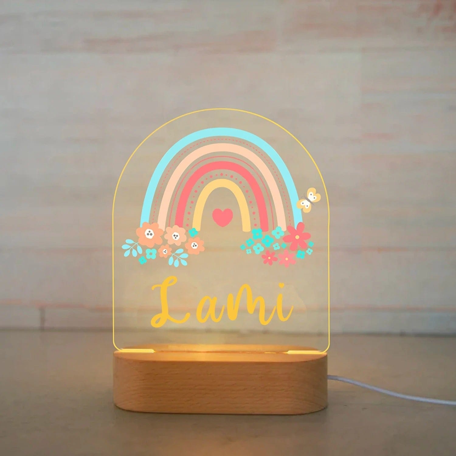 Veilleuse Bébé Personnalisé 30 / Lumière blanche