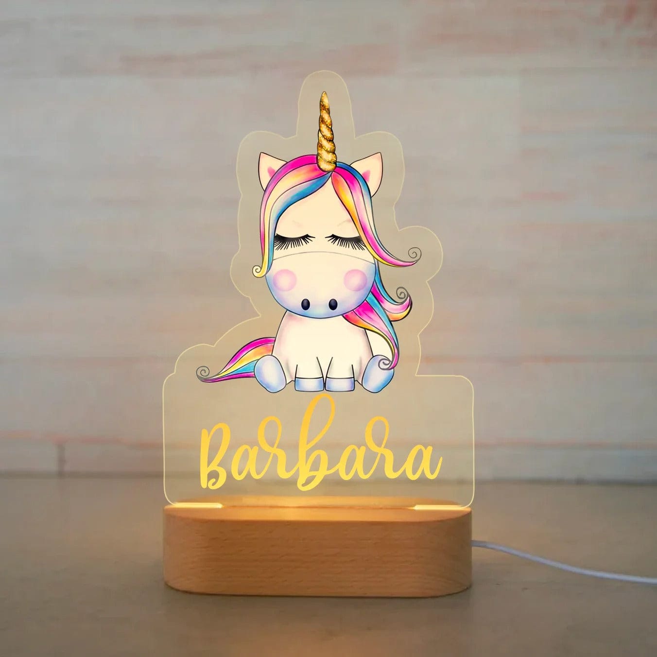 Veilleuse Bébé Personnalisé 31 / Lumière blanche