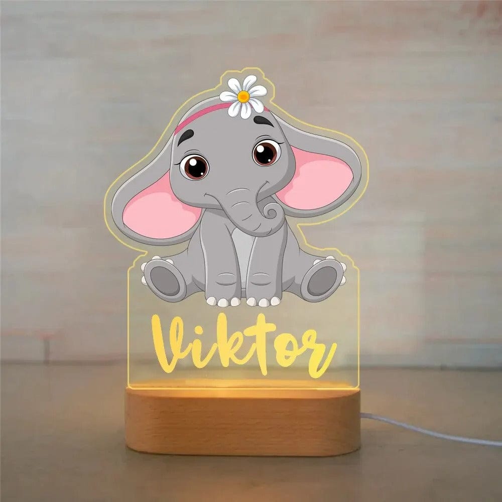 Veilleuse Bébé Personnalisé 33 / Lumière blanche