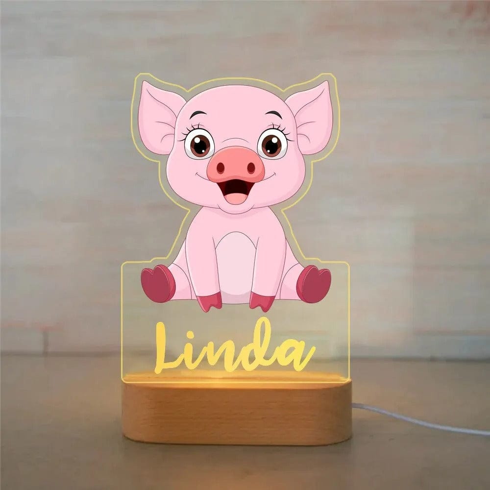 Veilleuse Bébé Personnalisé 34 / Lumière blanche