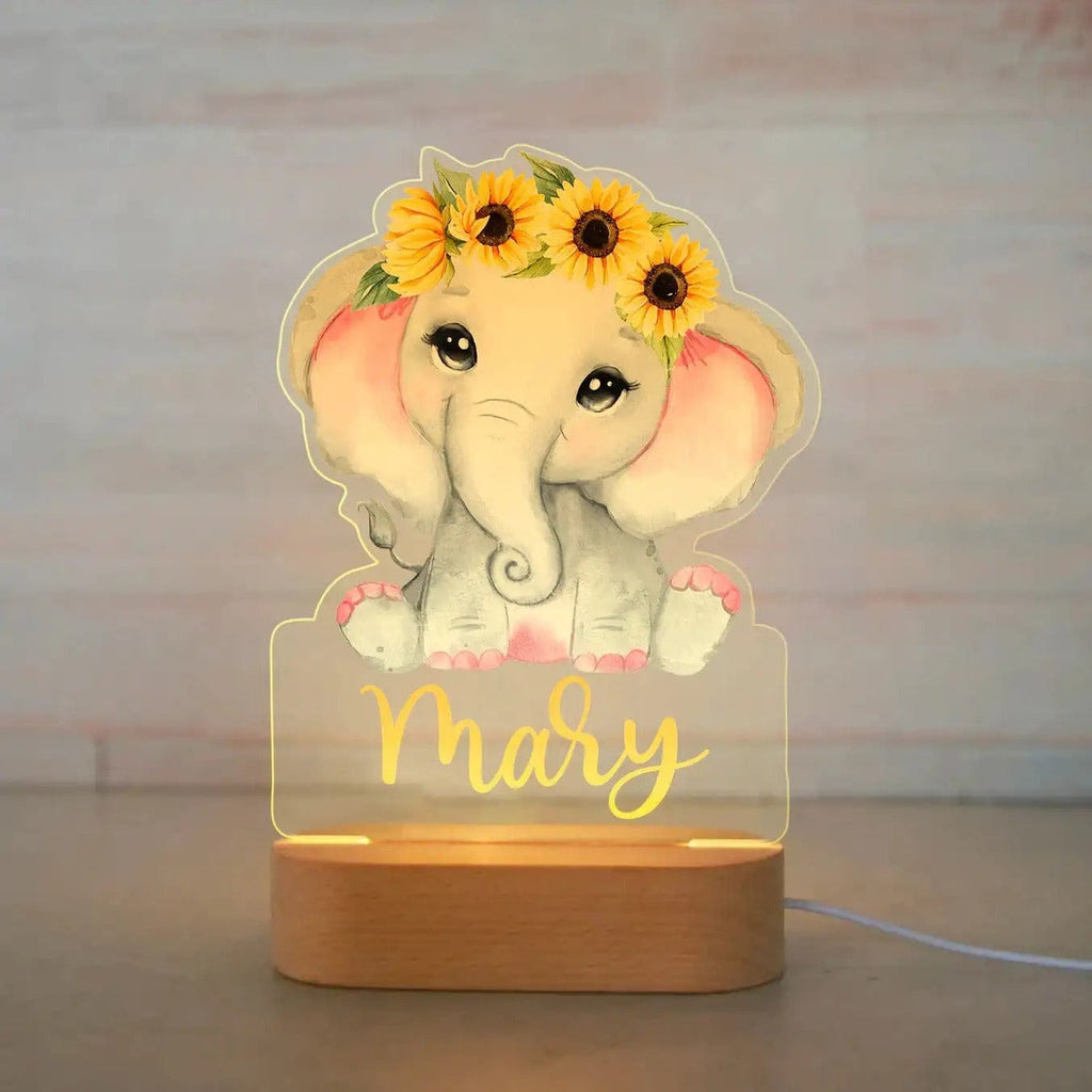Veilleuse Bébé Personnalisé 35 / Lumière blanche