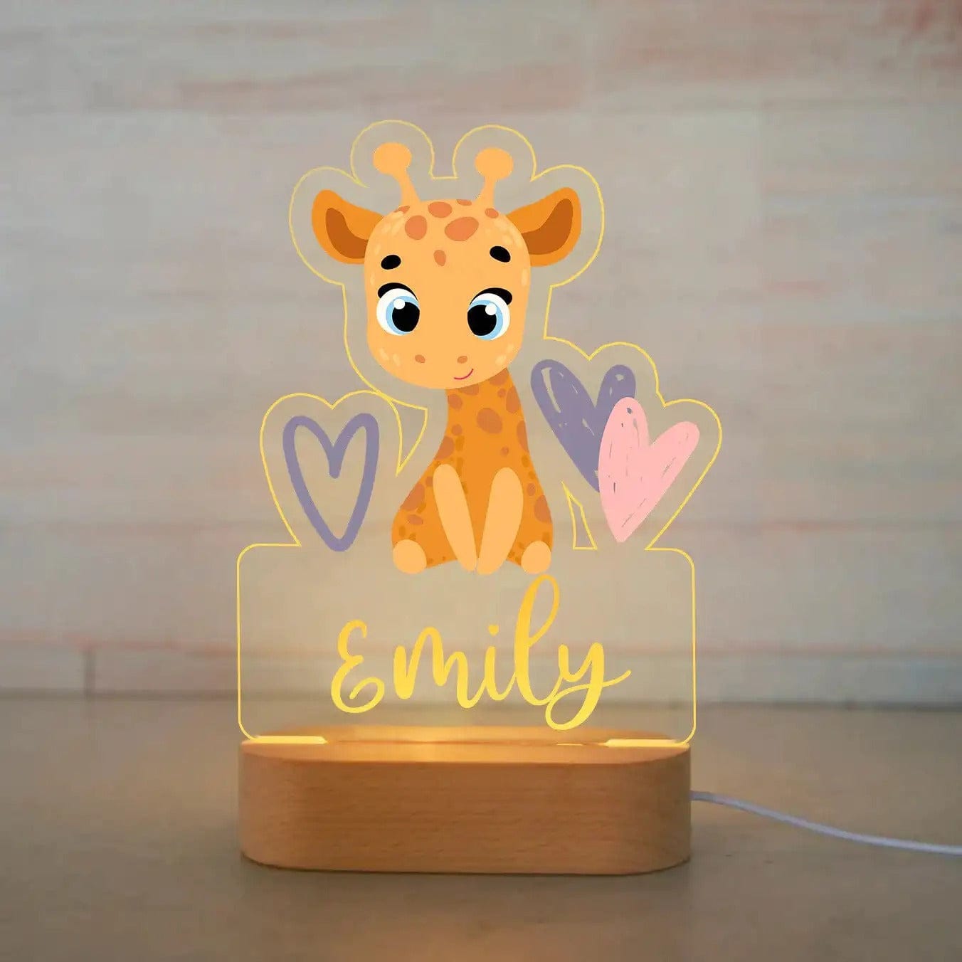 Veilleuse Bébé Personnalisé 9 / Lumière blanche