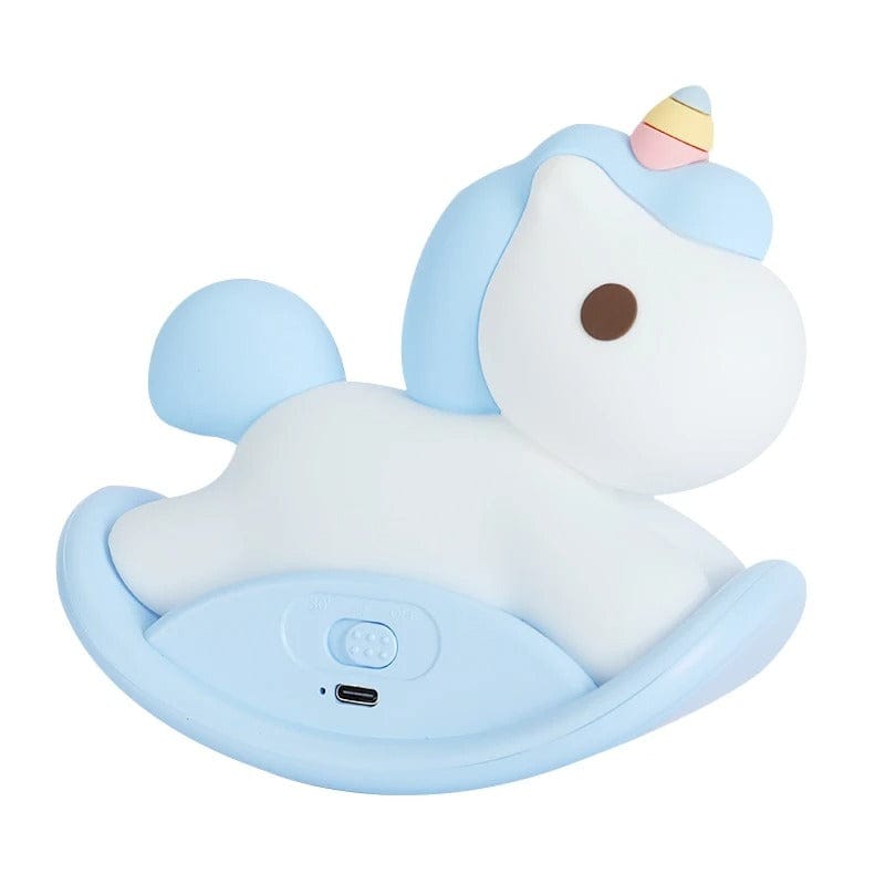 Veilleuse Licorne Bébé Bleu
