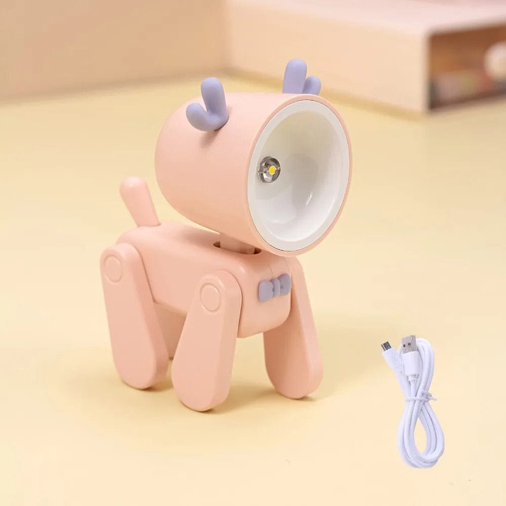 Veilleuse Rechargeable Cerf / Rose
