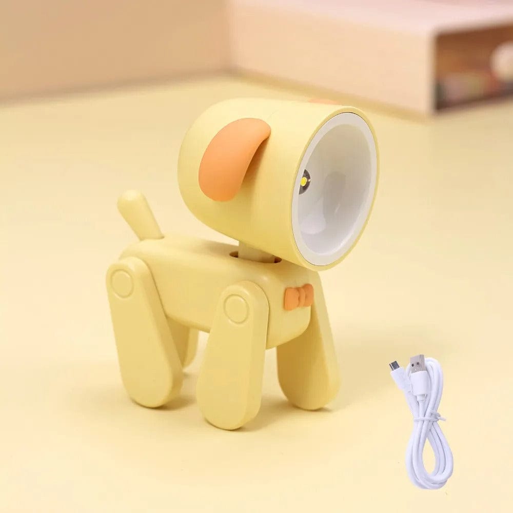 Veilleuse Rechargeable Chien / Jaune