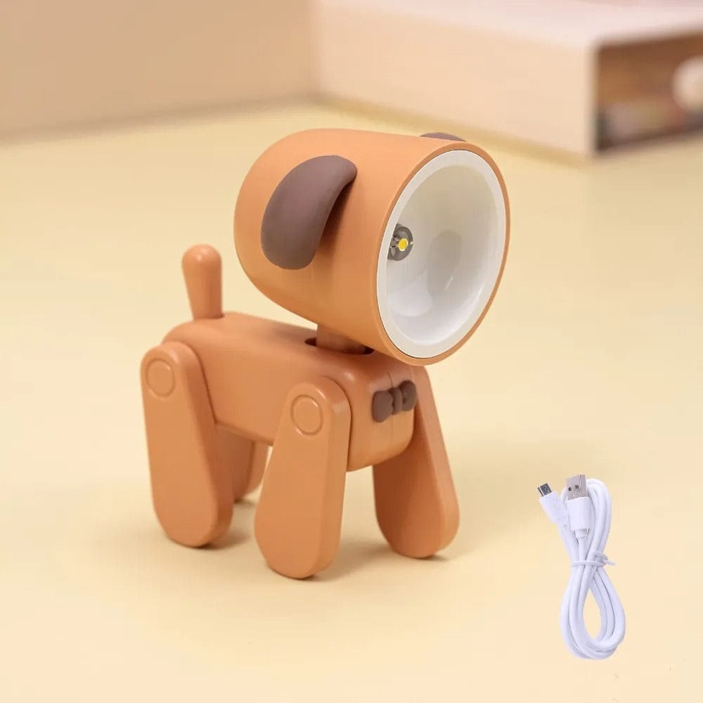 Veilleuse Rechargeable Chien / Orange
