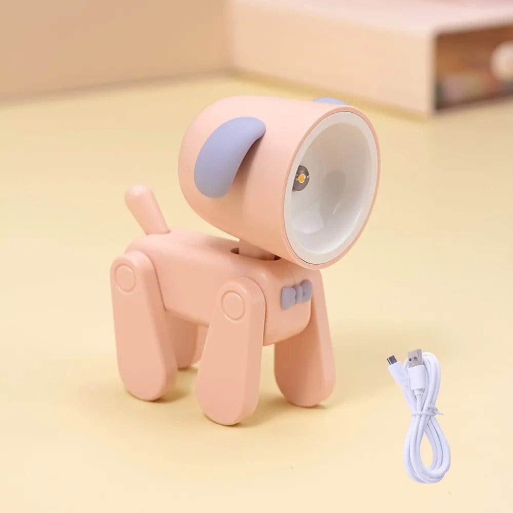 Veilleuse Rechargeable Chien / Rose